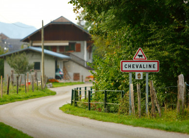 The village of Chevaline, near where the murders took place.