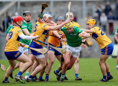 Action from Limerick against Clare.