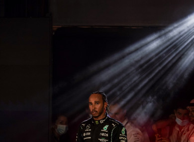 Lewis Hamilton (file pic).