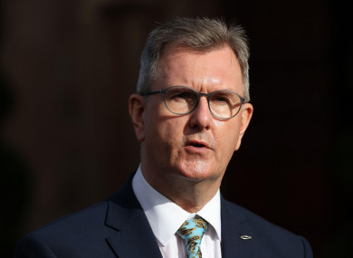 DUP leader Jeffrey Donaldson