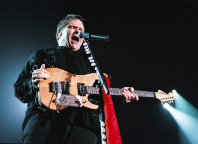 Meat Loaf during his 'Very Best Of Tour' in concert at Wembley Arena in London in 1999.