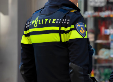 File photo of a Dutch police officer.