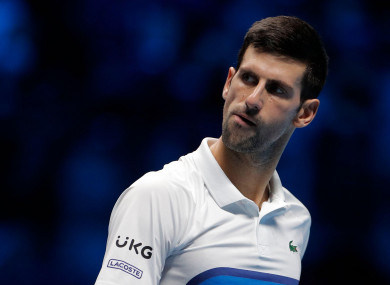 Novak Djokovic. (file photo)