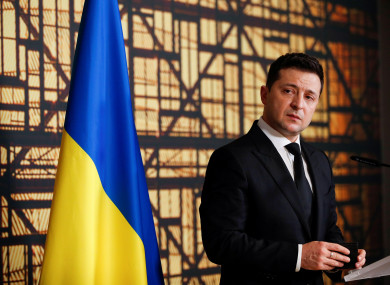 Ukrainian President Volodymyr Zelenskiy