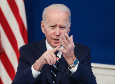 US President Joe Biden