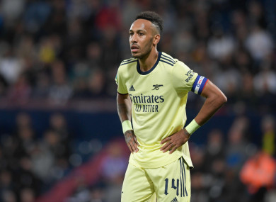 Arsenal and Gabon striker Pierre-Emerick Aubameyang.