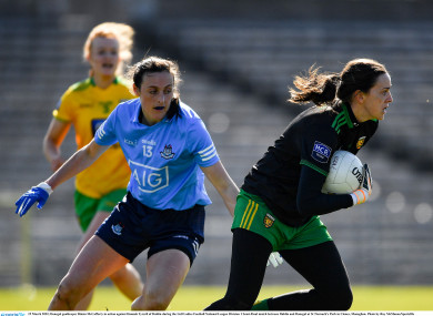 Róisín McCafferty in action for Donegal.