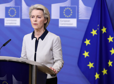 European Commission President Ursula von der Leyen