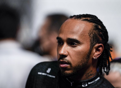 Lewis Hamilton.