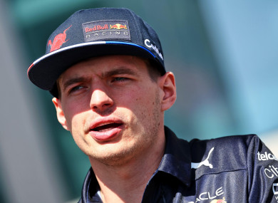 Max Verstappen (file pic).