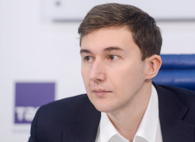 Russian chess grandmaster Sergey Karjakin (file pic).