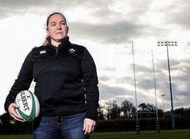 Ireland assistant coach Niamh Briggs.