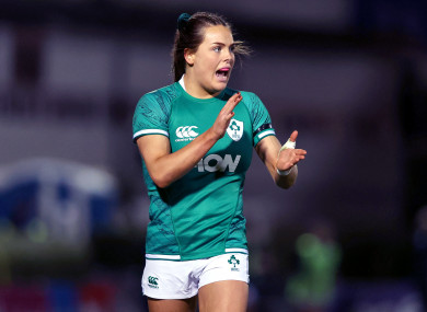 Parsons is back on Ireland's left wing.
