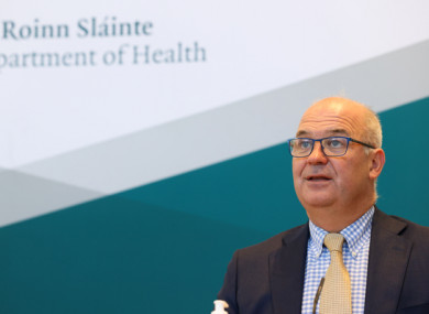 File image of Dr Tony Holohan.