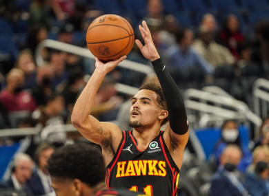 Atlanta Hawks' Point Guard Trae Young (file pic).