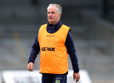 Meath manager Eamonn Murray watched his side draw with Armagh yesterday.