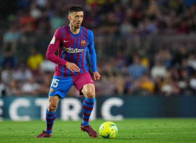Clement Lenglet of FC Barcelona (file pic).