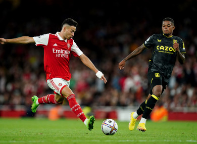 Gabriel Martinelli scored the winner for the hosts.