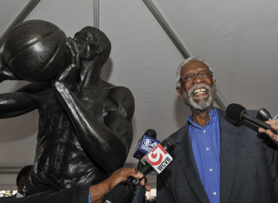 Basketball great and civil rights activist Bill Russell, who died last month aged 88.