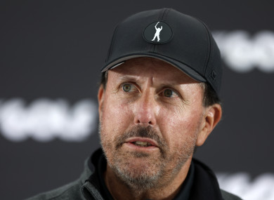 Phil Mickelson.