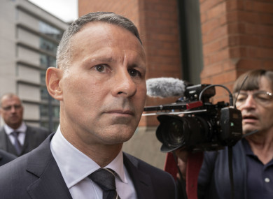 Ryan Giggs arrives at Manchester Minshull Street Crown Court where he is accused of controlling and coercive behaviour against ex-girlfriend Kate Greville between August 2017 and November 2020.