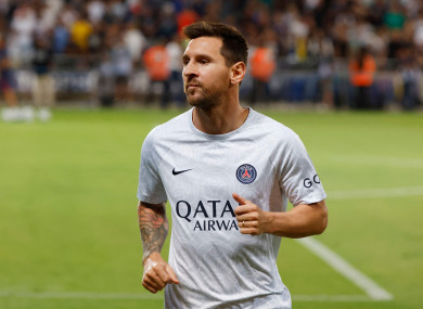 Lionel Messi (file pic).
