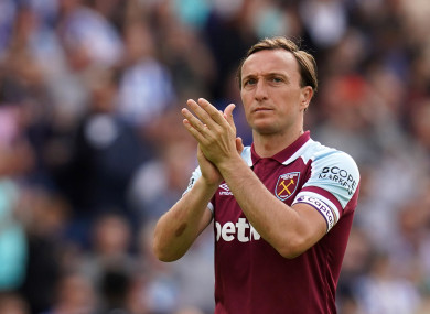 West Ham legend Mark Noble.