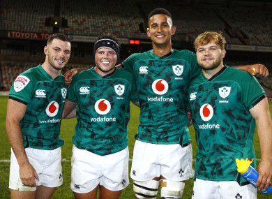 Andrew Smith, Josh Wycherley, Cormac Izuchukwu, and Callum Reid.