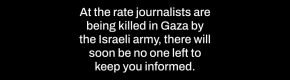 Israel must abide by its international obligations to protect journalists