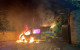 Garda van set alight at large anti-immigration protest in Citywest