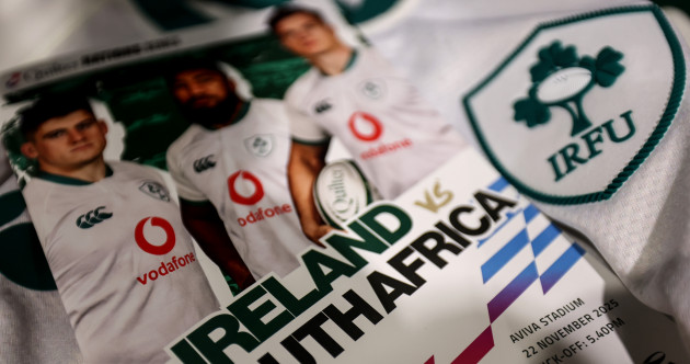 LIVE: Ireland v South Africa, Autumn International