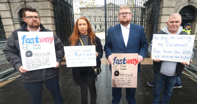 Fastway collapse leaves staff without pay and companies unable to trace parcels in transit