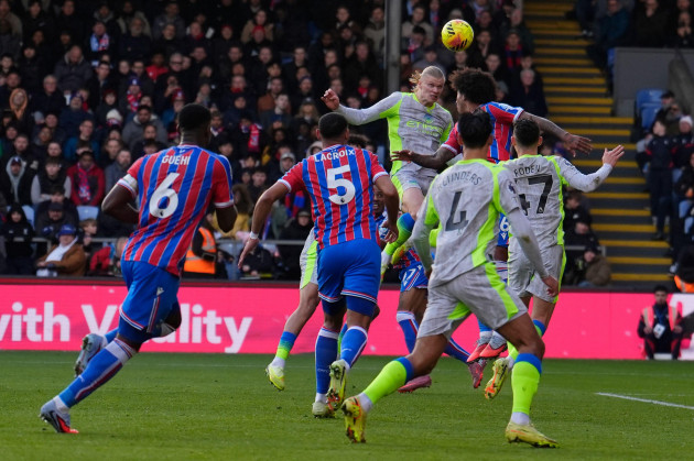 Haaland hits another double as Man City cruise to 3-0 win over Palace