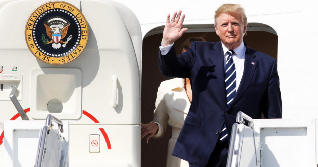 Donald Trump to land in Shannon this afternoon on journey home from Davos