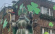 Temple Bar tourist trap pub installs giant St Patrick with a pint, then covers it with a bin bag
