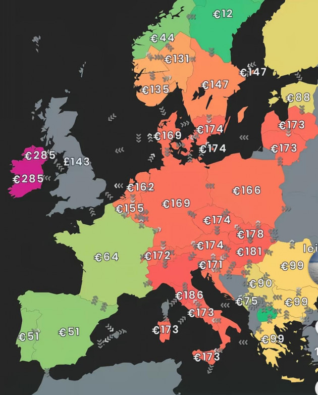 FactCheck: What does a price map tell us about energy costs in Ireland compared to Europe?