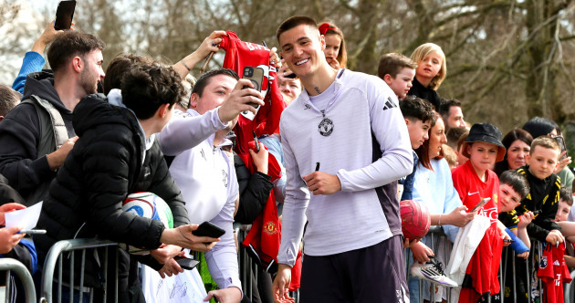 A morning with Manchester United and their giddy fans as the squad train at Carton House