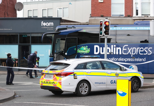 Gardaí appealing for witnesses after pedestrian is seriously injured in Dublin bus crash