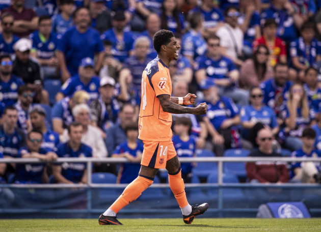 Man United loanee Rashford on target as Barca on brink of La Liga triumph 