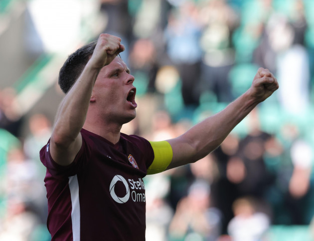 Late derby drama keeps Hearts on course for title, Rangers suffer damaging defeat