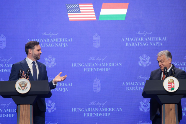 JD Vance accuses EU of 'interference' in elections as he backs Viktor Orbán on Hungary visit
