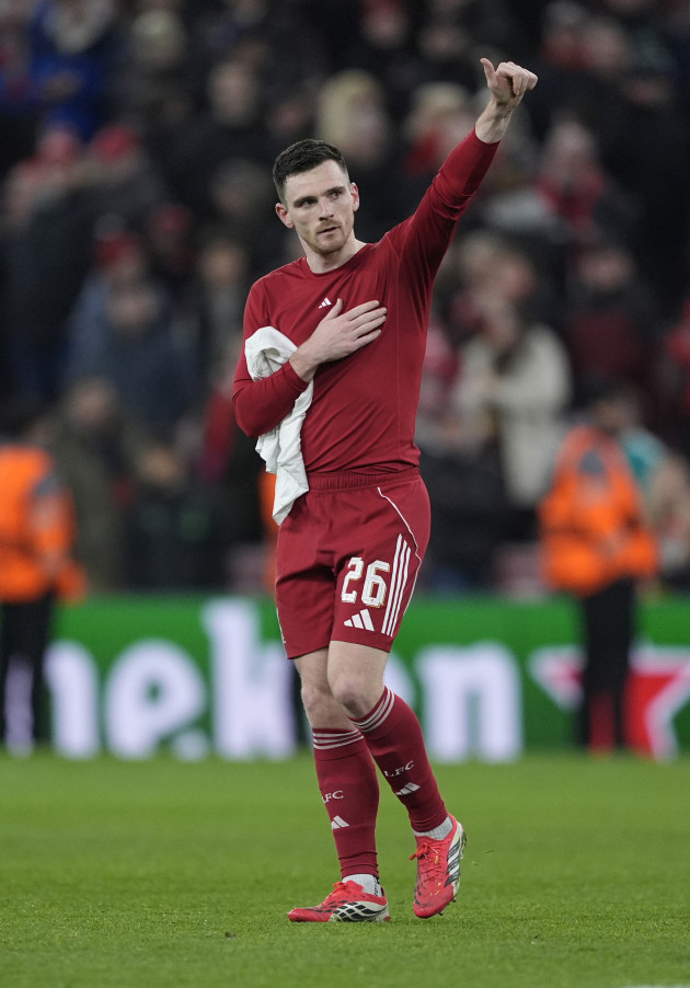 'It has been a hell of a journey': Andy Robertson to leave Liverpool at end of the season