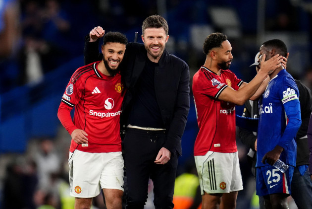 'Moments we live for' - Carrick revels in crucial Man United win over Chelsea