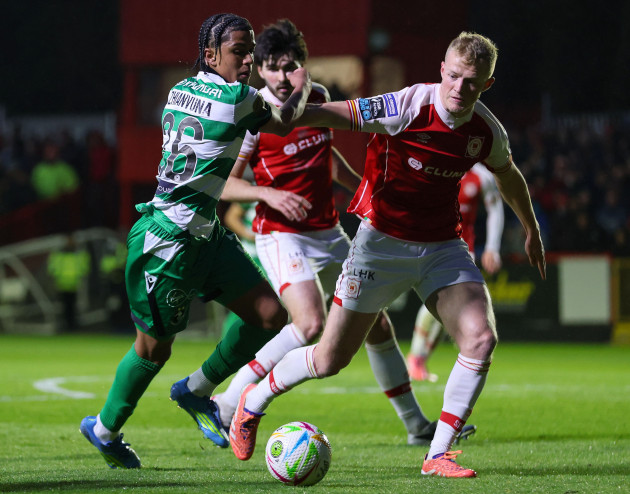 Jack Byrne's deflected shot sends Shamrock Rovers top for first time this season