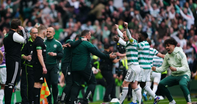 Celtic claim Scottish Premiership title with dramatic win over Hearts