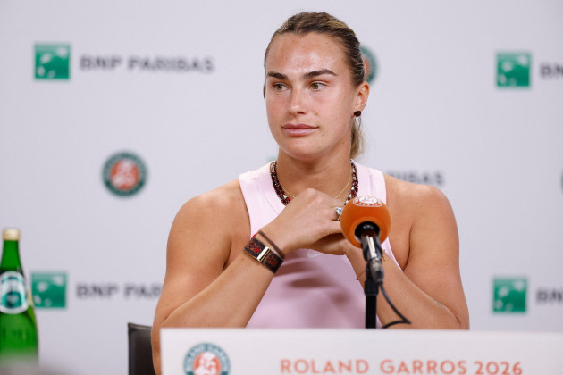 Sabalenka cuts press conference short as players protest over French Open