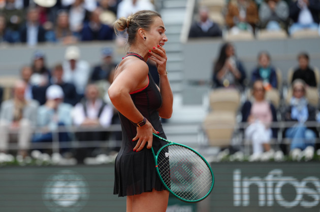 World number one Aryna Sabalenka knocked out of French Open by Diana Shnaider