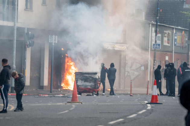 'Civil war is coming': Belfast protests were planned and inf