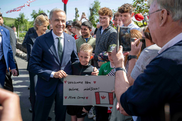 Mark Carney touches down in sun-soaked Mayo to meet with relatives and President Connolly Carney is the grandson of Irish emigrants Robert Carney and Nora Moran, from tenant farmer families, who were born in Mayo and left the country for Canada.