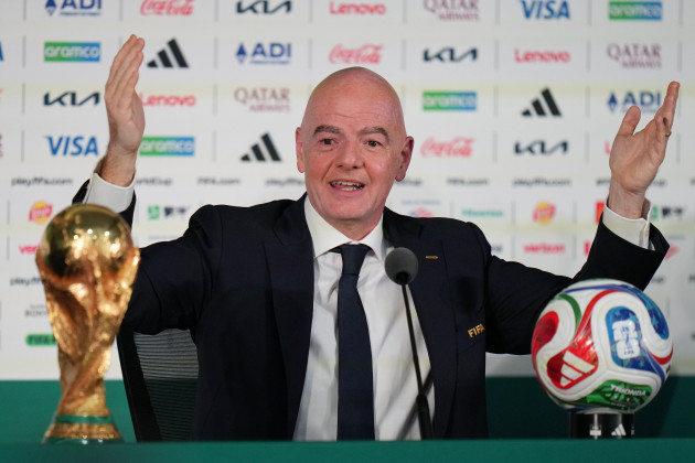 Fifa president says fans should be happy to watch World Cup for free on TV - 'We could make $30bn'